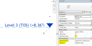 Revit Level settings for IFC