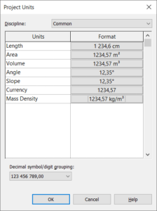 What you didn't know about Revit® project units - engipedia