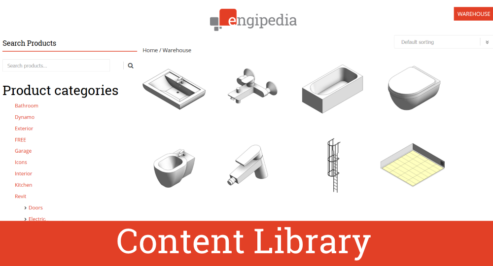 Engipedia Online Web Based Bim Content Revit Family Library